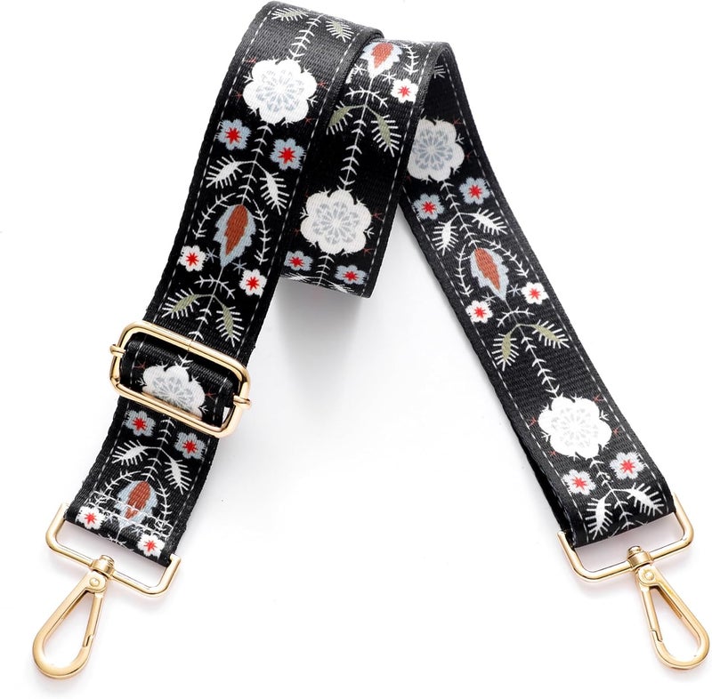S-Jacorry Purse Strap Replacement Crossbody Wide Shoulder Strap Adjustable Canvas Straps Handbag Strap Replacement Belts - Image 1